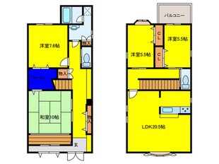 仮)岡1丁目戸建の物件間取画像